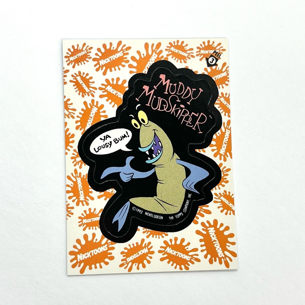 Vintage Nicktoons 1993 Topps Nickelodeon Complete Sticker Set - Picture 5 of 13